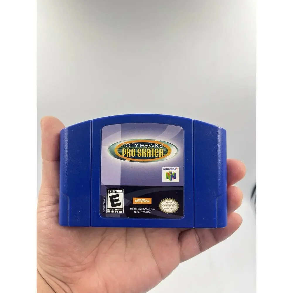 Tony Hawk’s Pro Skater Nintendo 64 N64 Authentic Tested Working